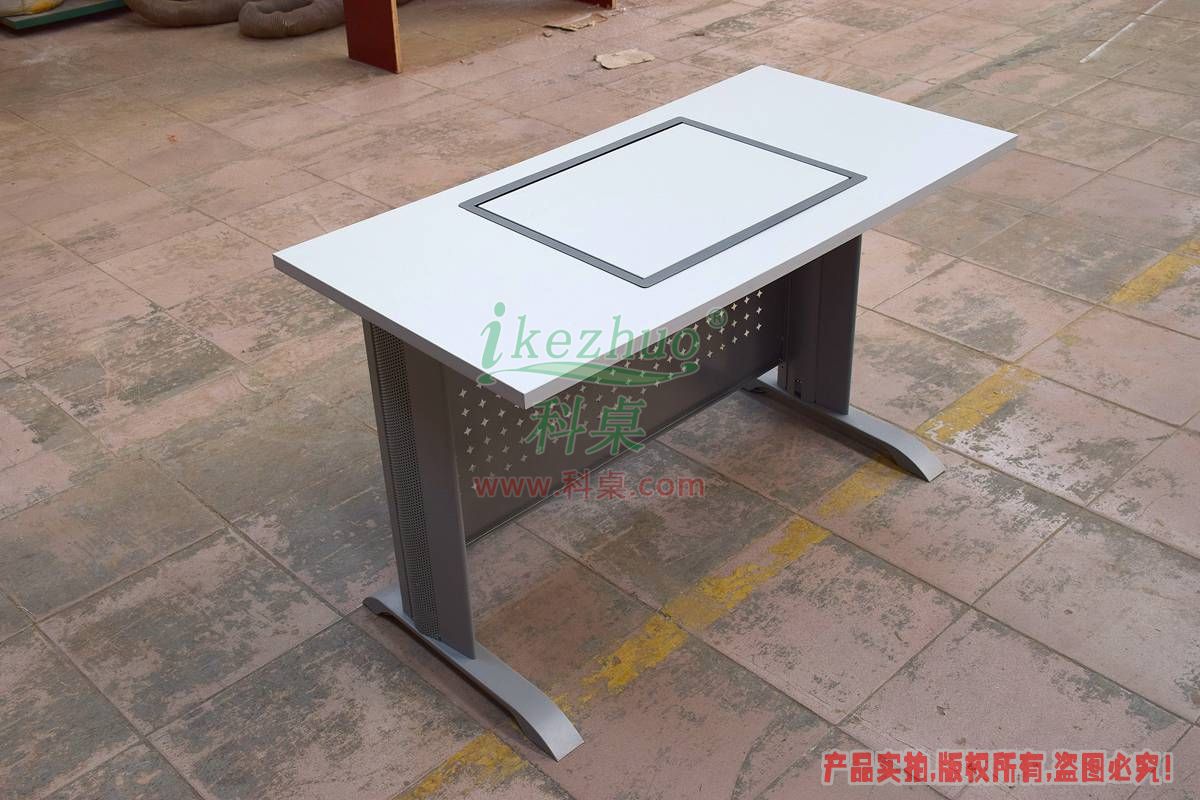 科桌家具,手動翻轉器,單人金屬腳架手動箱體翻轉電腦桌K12-B 科桌家具,翻轉電腦桌,單人金屬腳架手動箱體翻轉電腦桌K12-B.jpg